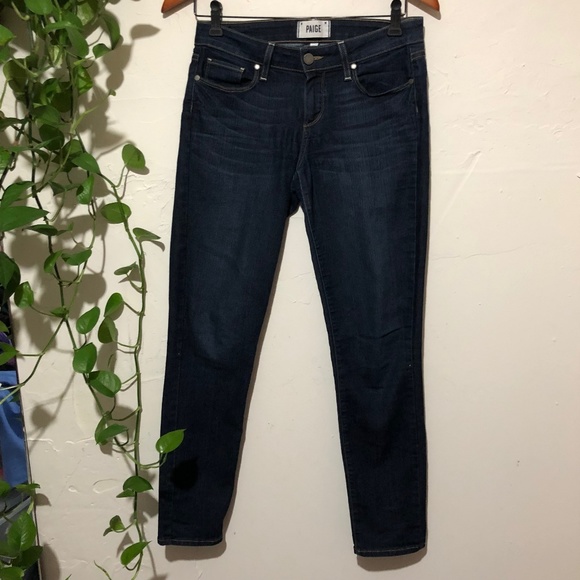 PAIGE Denim - Paige Kylie Crop Jeans in Deep Purple Wash Size 26